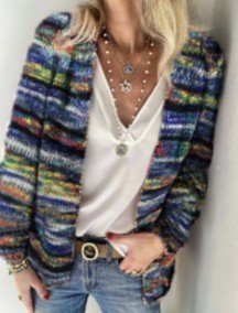 Courtney™ | Colorful Knitted Cardigan