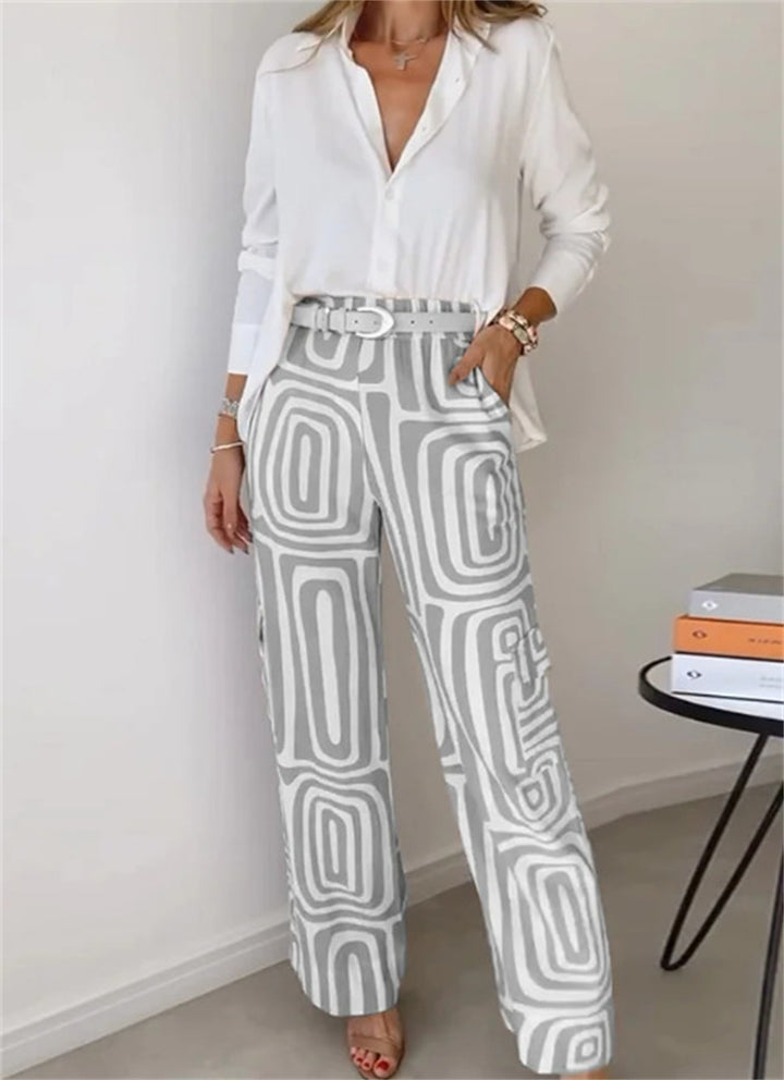 Eliana™ | Chic Geometric Two-Piece Set