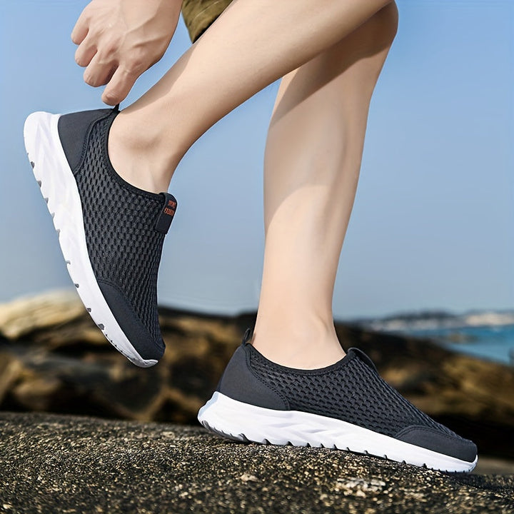 Noah™ | Breathable Mesh Slip-On Sneakers
