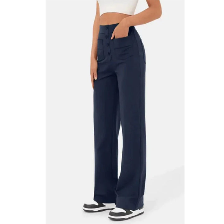 Lea™ | High-Waisted Elastische Casual Pants