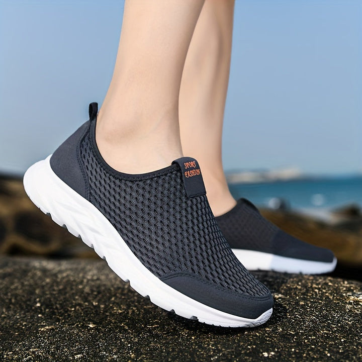 Noah™ | Breathable Mesh Slip-On Sneakers