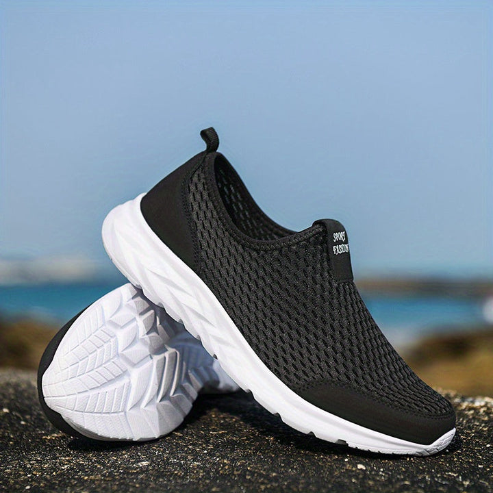 Noah™ | Breathable Mesh Slip-On Sneakers