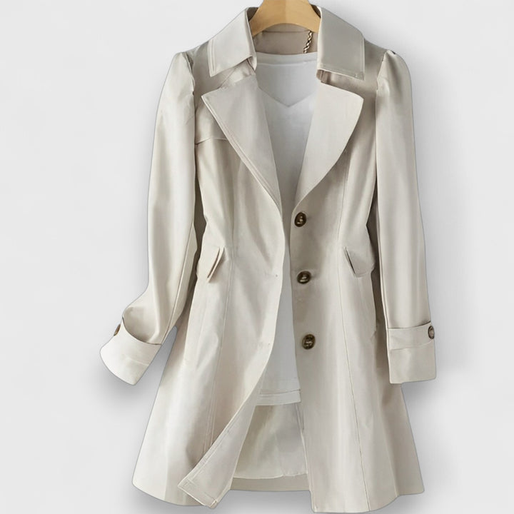 Maya™ | Light Luxury in a Timeless Trench Coat