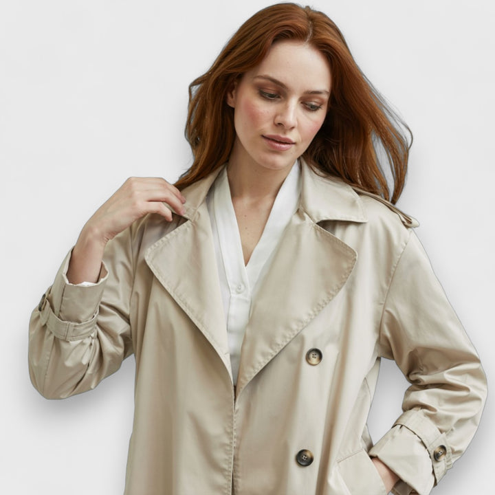 Maya™ | Light Luxury in a Timeless Trench Coat