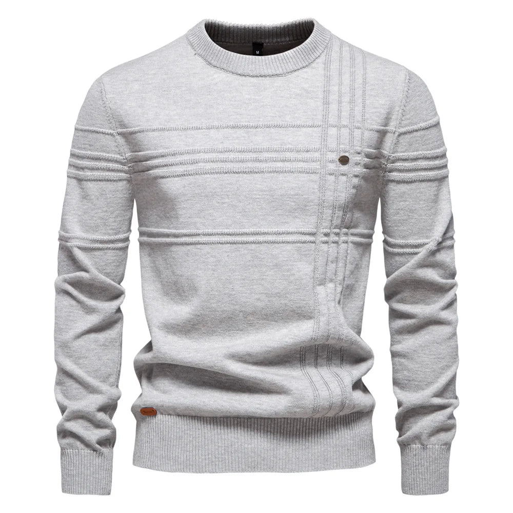 Jorrit™ | Herresweater med ternet design