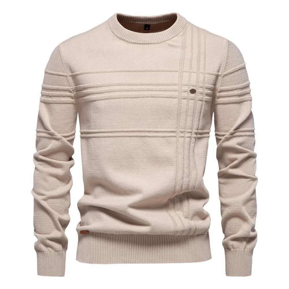 Jorrit™ | Herresweater med ternet design