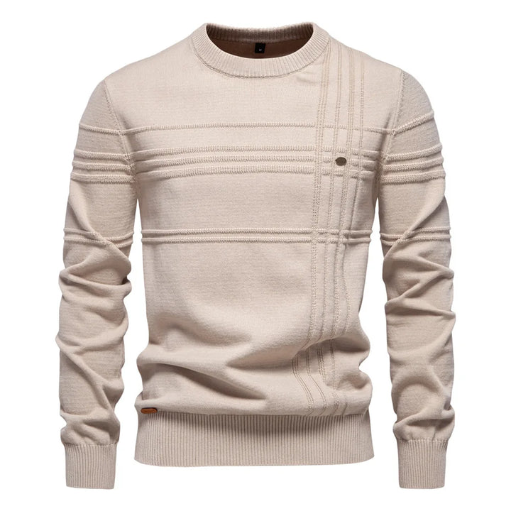 Jorrit™ | Herresweater med ternet design