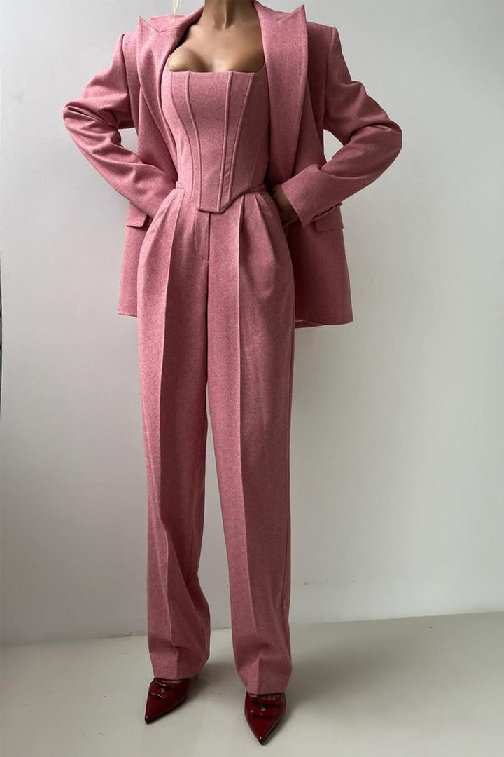 Mila™ | Three-piece set with double-breasted blazer