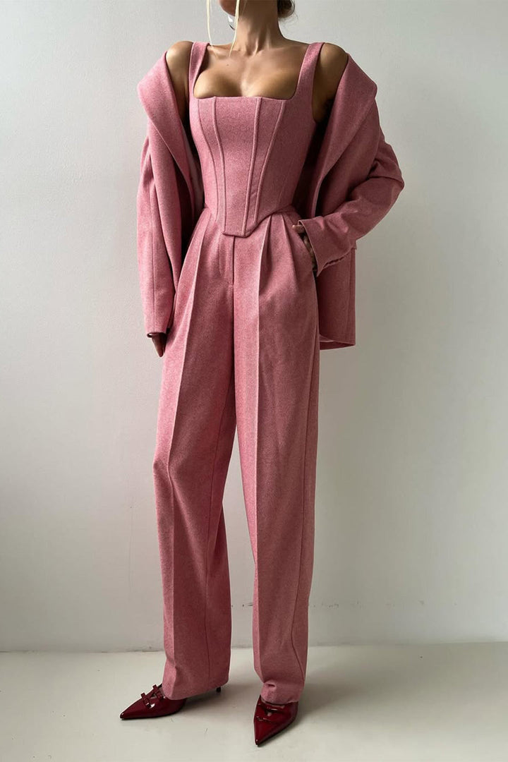 Mila™ | Three-piece set with double-breasted blazer