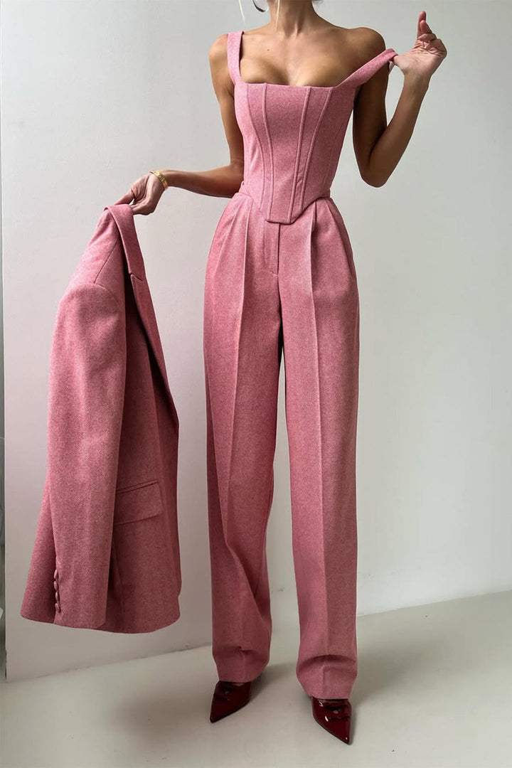 Mila™ | Three-piece set with double-breasted blazer