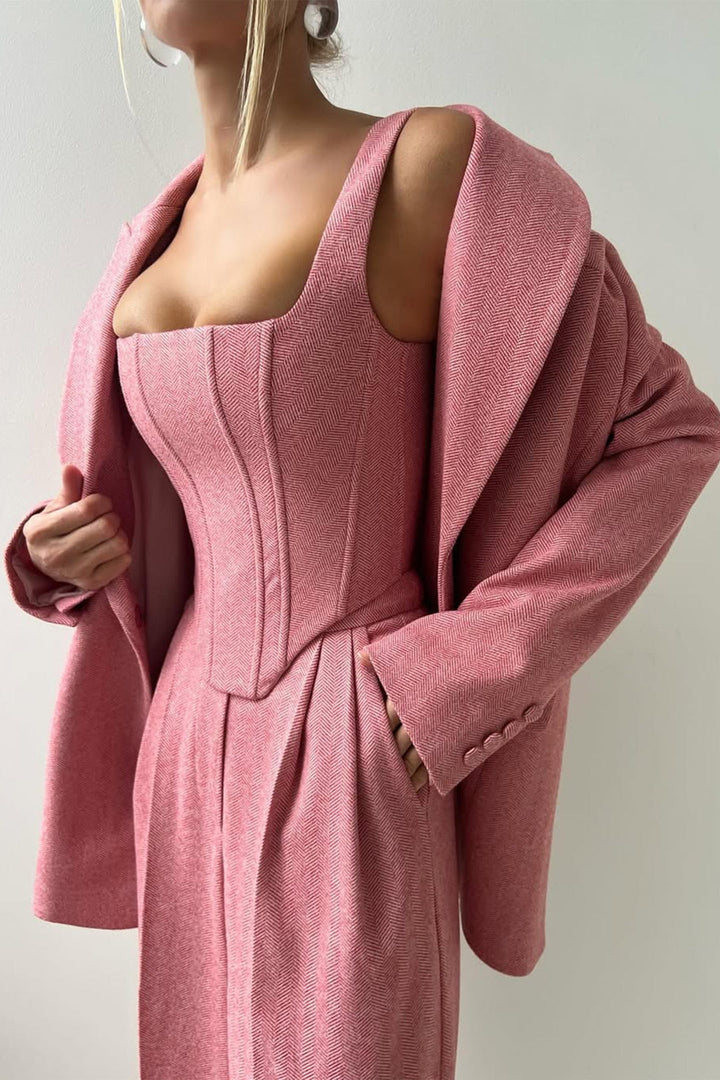 Mila™ | Three-piece set with double-breasted blazer