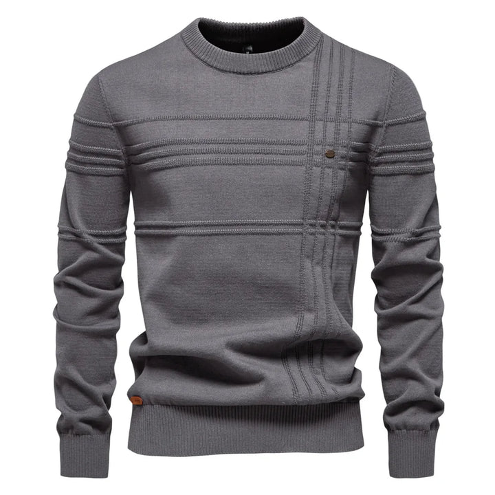Jorrit™ | Herresweater med ternet design