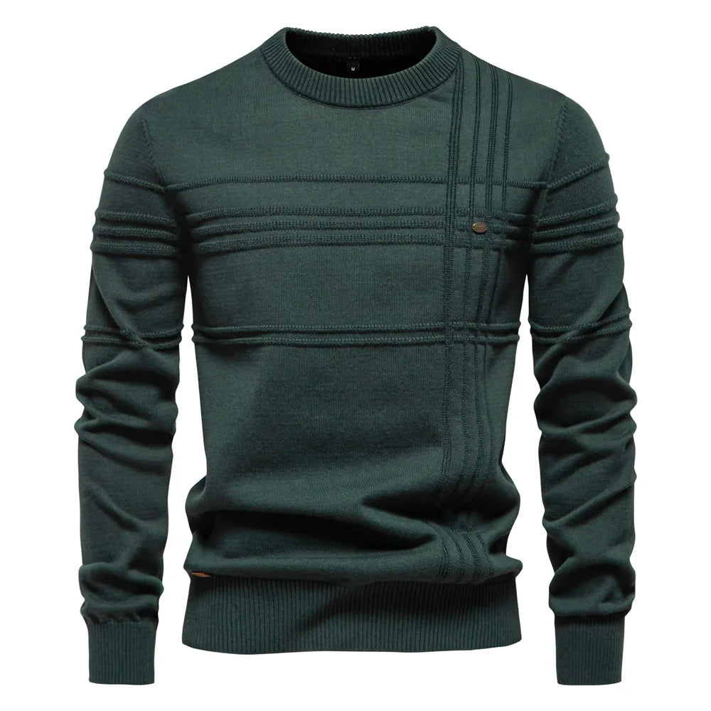 Jorrit™ | Herresweater med ternet design
