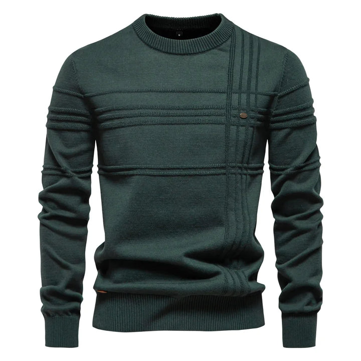 Jorrit™ | Herresweater med ternet design