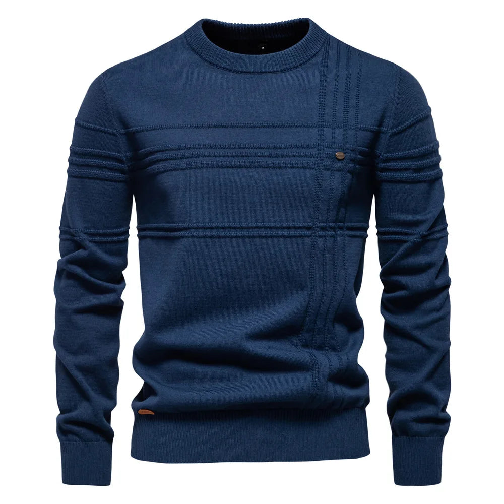 Jorrit™ | Herresweater med ternet design