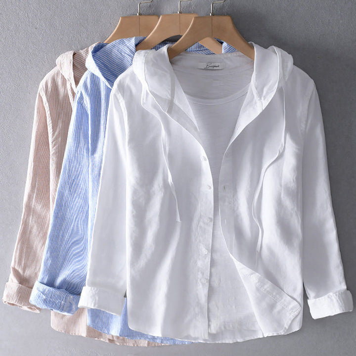 Johanna™| Lightweight hooded blouse