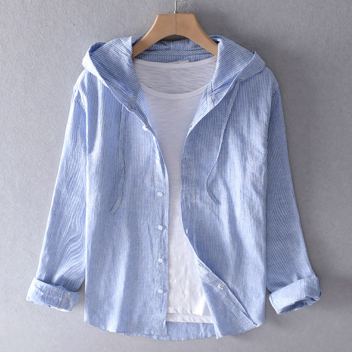 Johanna™| Lightweight hooded blouse