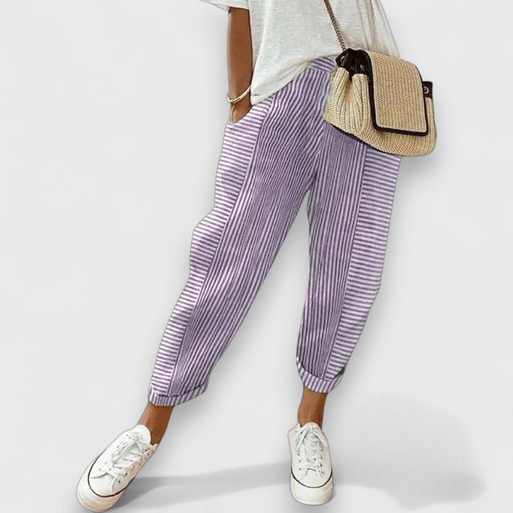 Amalia™ | Striped summer pants