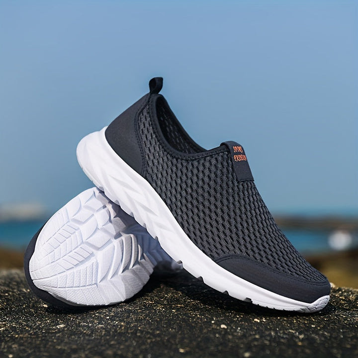 Noah™ | Breathable Mesh Slip-On Sneakers