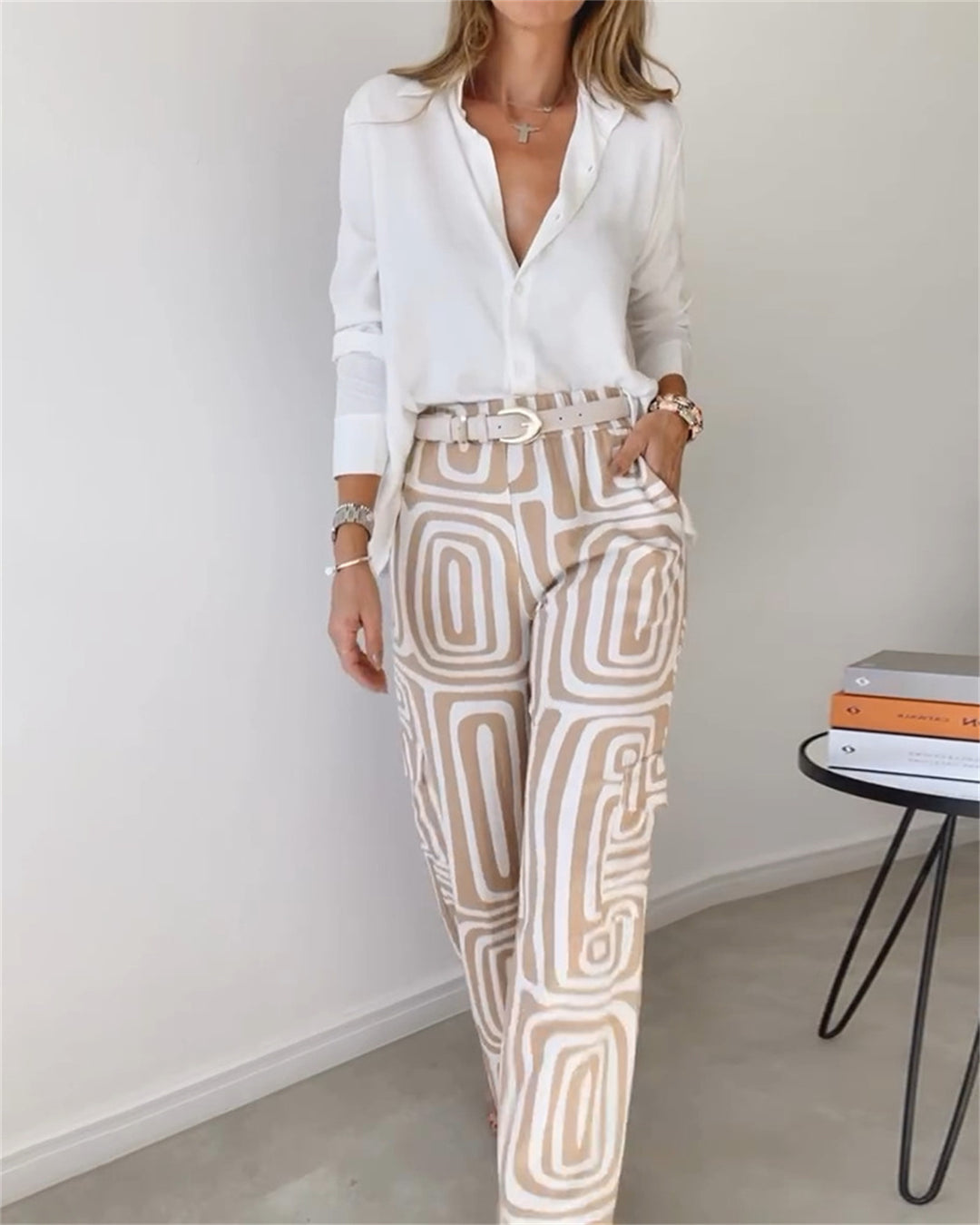 Eliana™ | Chic Geometric Two-Piece Set