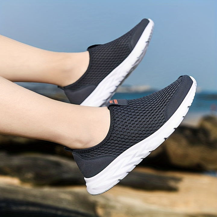 Noah™ | Breathable Mesh Slip-On Sneakers