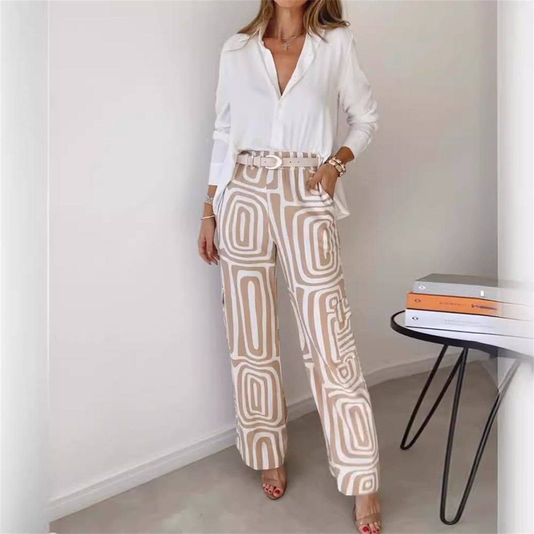 Eliana™ | Chic Geometric Two-Piece Set