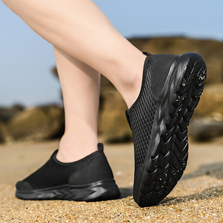 Noah™ | Breathable Mesh Slip-On Sneakers