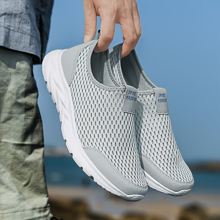 Noah™ | Breathable Mesh Slip-On Sneakers
