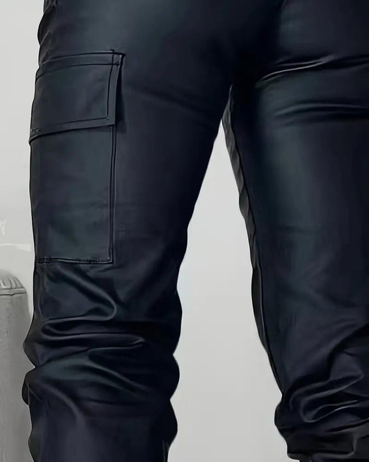 Lisa™ | Cargo Leather Pants