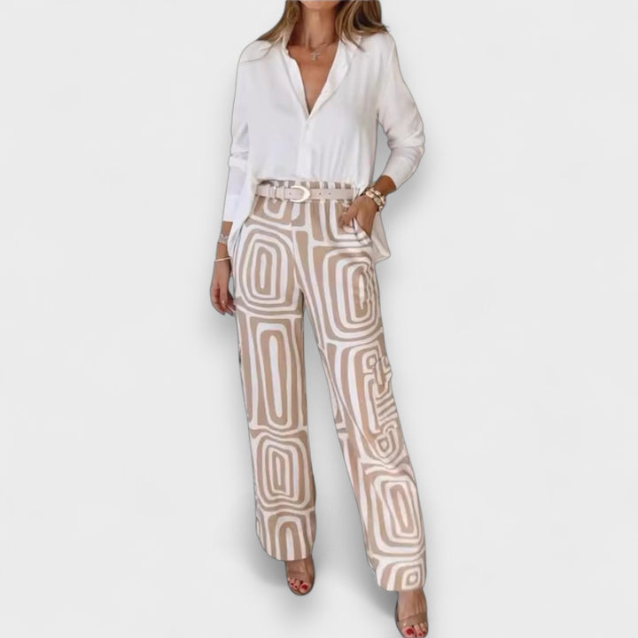 Eliana™ | Chic Geometric Two-Piece Set
