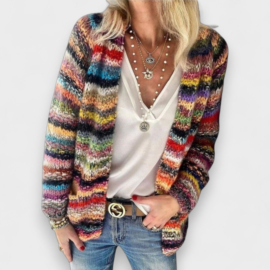 Courtney™ | Colorful Knitted Cardigan