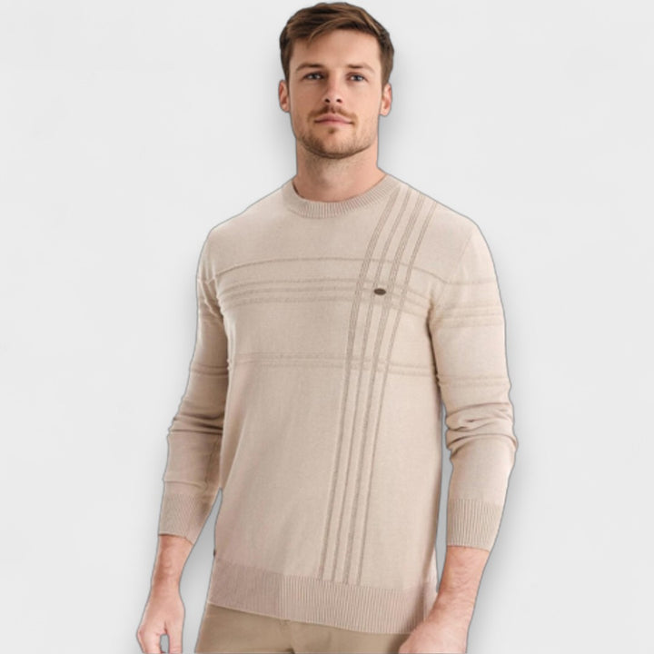 Jorrit™ | Herresweater med ternet design